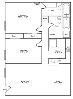 Floor plan The Spruce