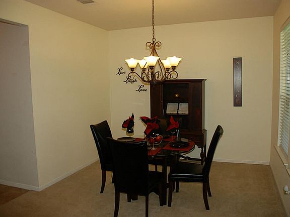 Formal dining room located to your right upon entering the home