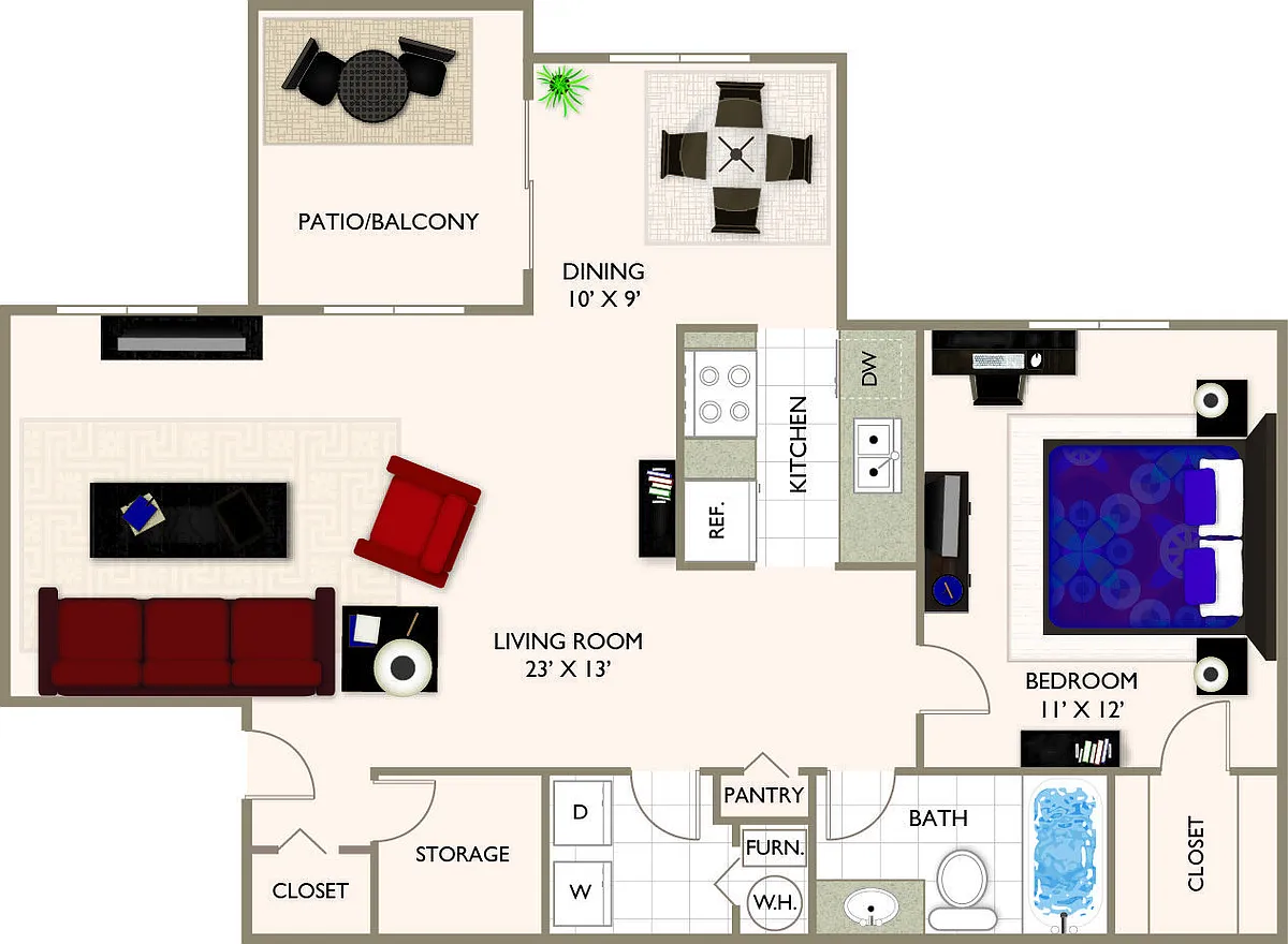 Floor plan Lake Waveland