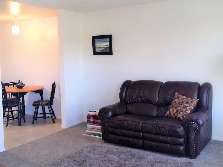 Living Room, Kitchen Dining with Furniture. 
Furniture is not included with the apt