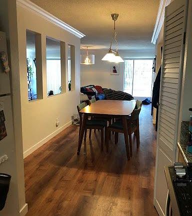 Dining area is open to the living room.