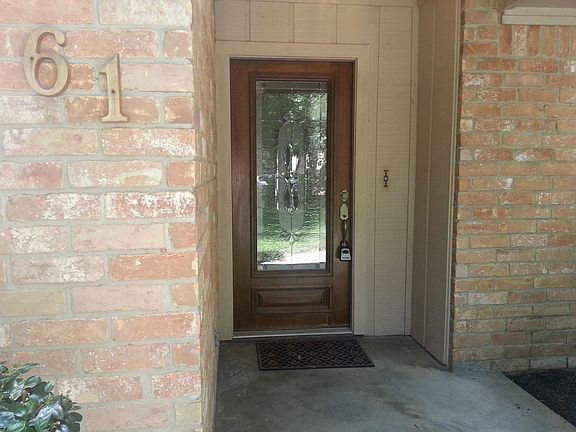 Leaded Glass Front Door