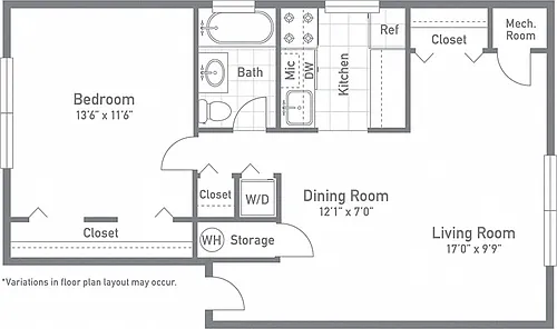 Floor plan Washington