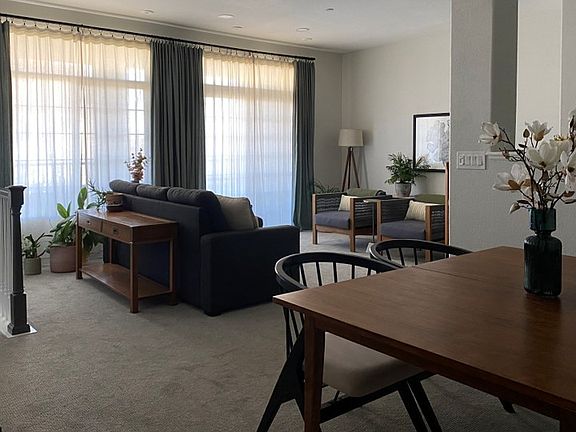 Living area (furniture not included)
