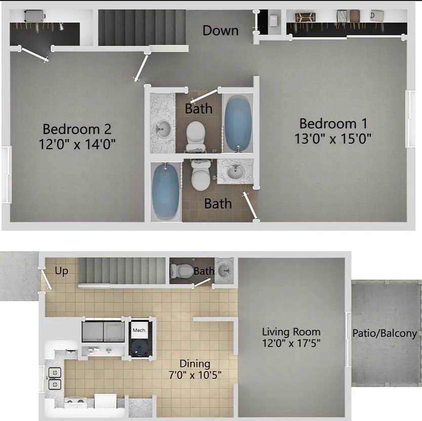 Floor plan The Duke