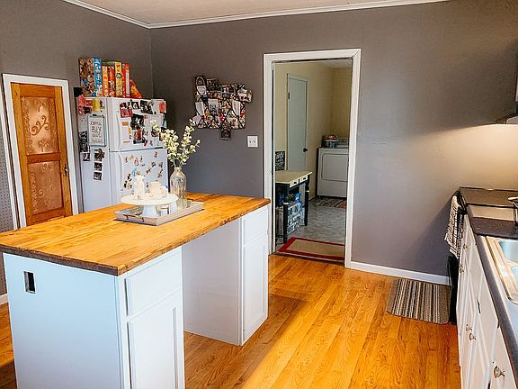 Kitchen into Laundry Room