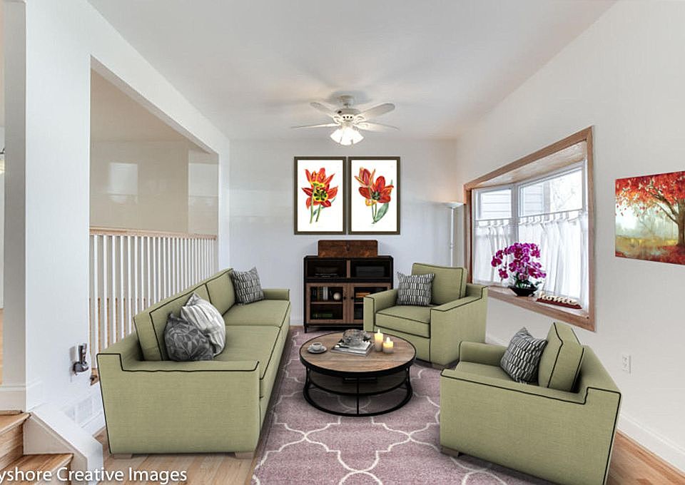 Living Room with Wood Floors