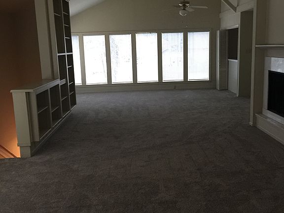 Living area unfurnished