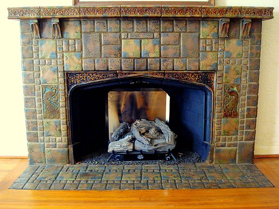 Original 1920s fireplace