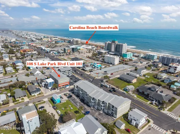 108 S Lake Park Boulevard Unit 101, Carolina Beach, NC 28428