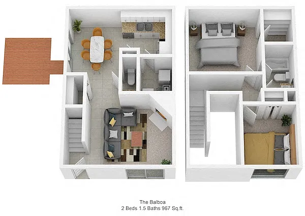 Floor plan The Balboa