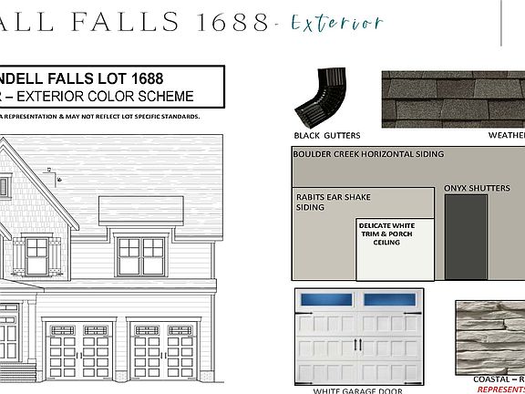 Exterior color selections