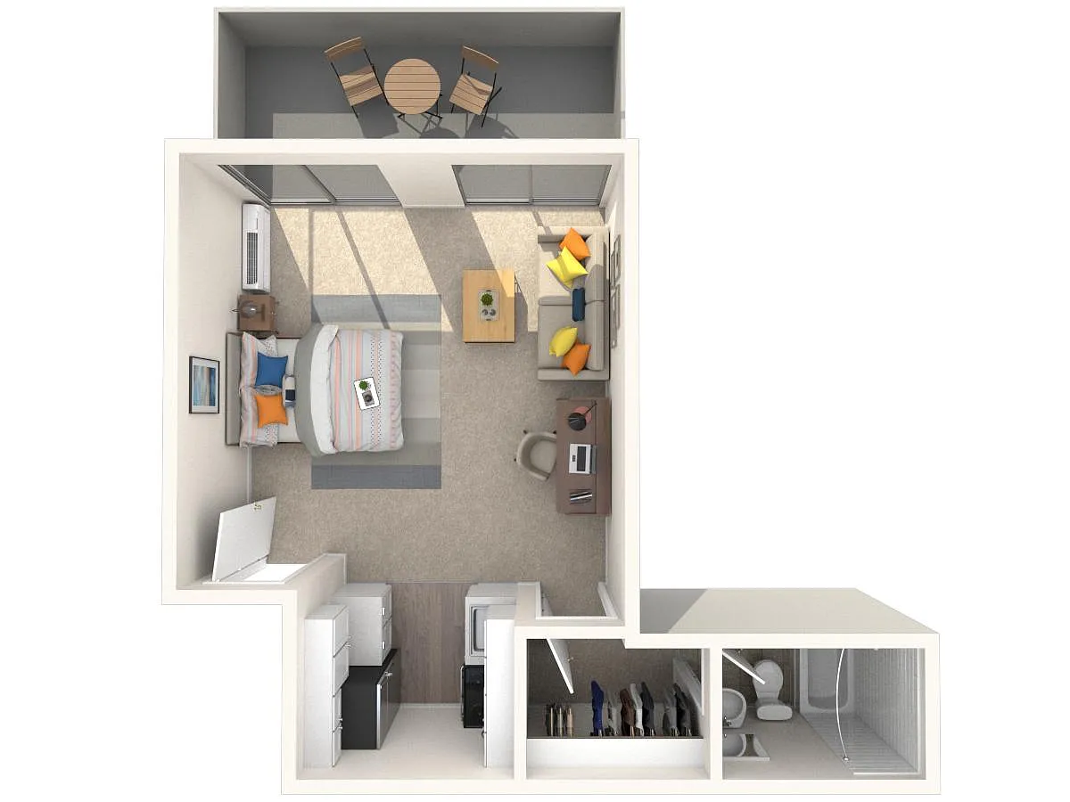 Floor plan Studio