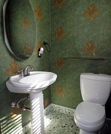 First floor half bath