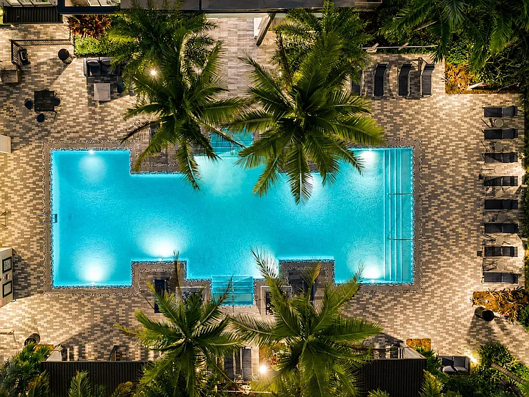 Aerial view of the Pool
