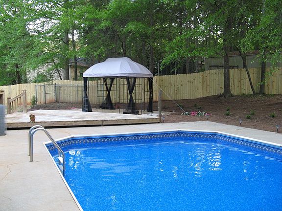 GAZEBO FROM REAR OF POOL