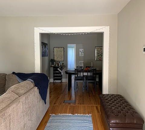 living room from the front door