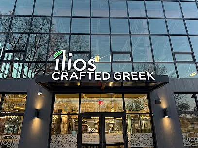 Ilios Crafted Greek at Oakhurst Commons (3-min drive or 12-min walk)