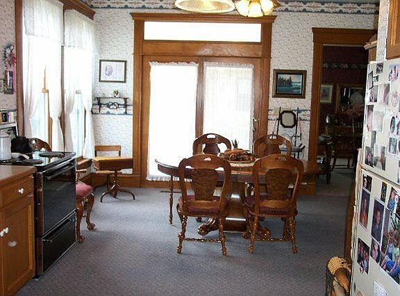 Kitchen looking toward porch