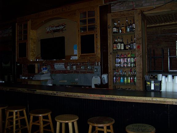 Inside View of Bar Area
