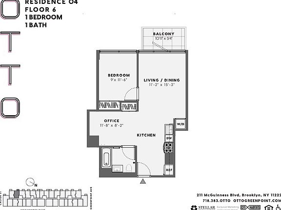 2nd image of 211 McGuinness Blvd APT 604