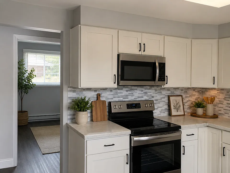 Virtually enhanced with AI to illustrate the property's design potential.