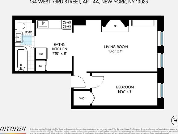 2nd image of 134 W 73rd St #4A