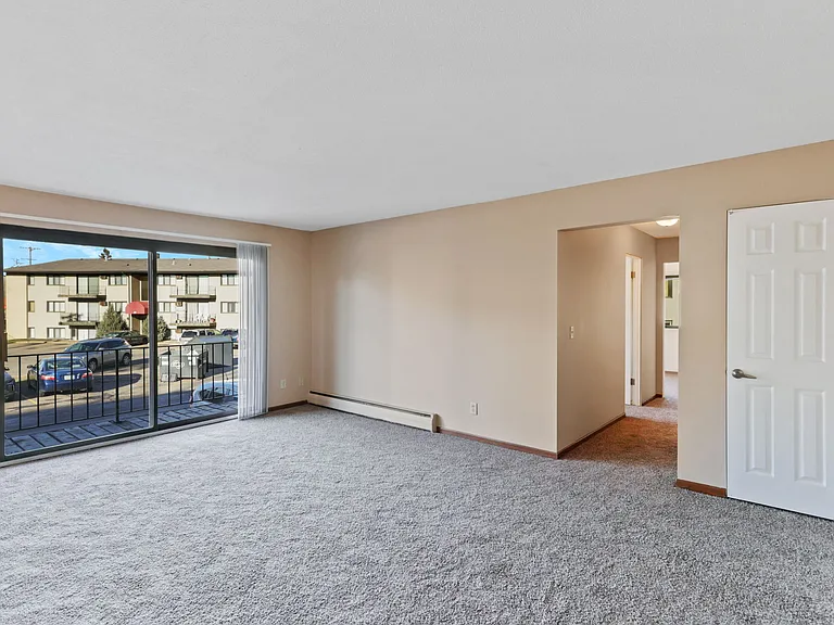 Living room with balcony