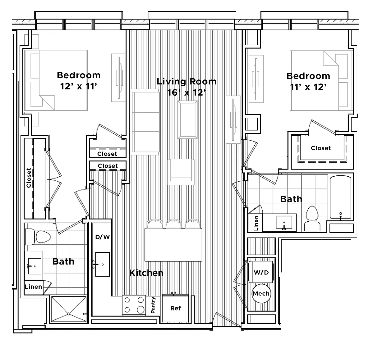 Floor plan The Markel
