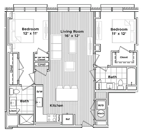 Floor plan The Markel