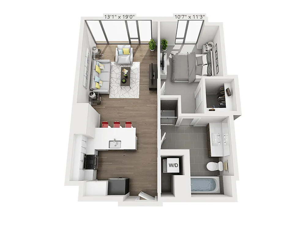 Floor plan A1C
