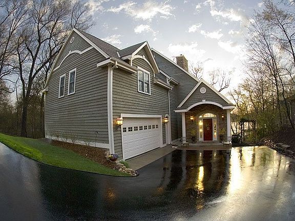 View from driveway on street side.