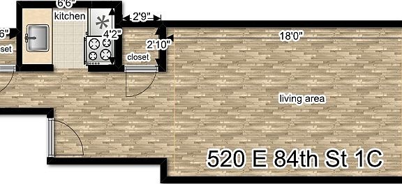 2nd image of 520 E 84th St APT 1C