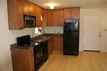 granite countertop, dishwasher, disposal, microwave
