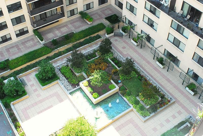 Aeriel View of Courtyard