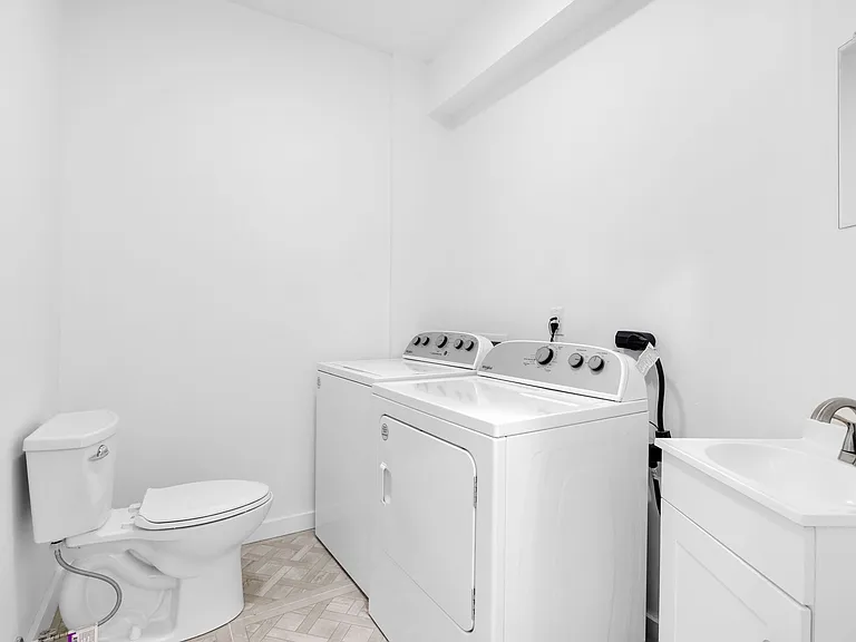 Half bath and laundry room on main floor