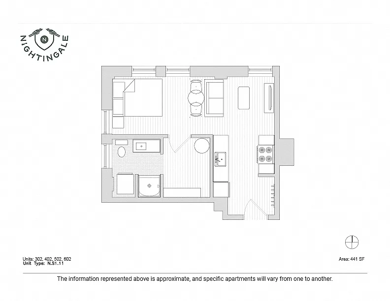 Floor plan Nightingale - Mabel Keaton Staupers