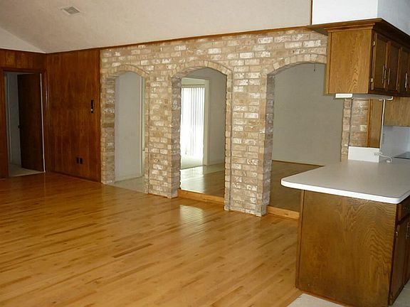 Brick Arches between Living and Dining Room