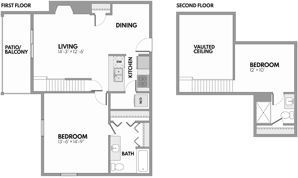 Floor plan Pointe Loft