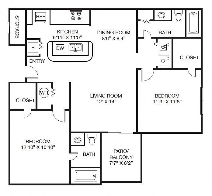 Floor plan The Providence (B1)