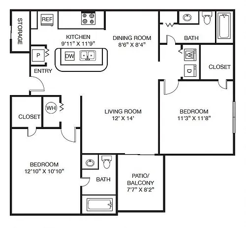 Floor plan The Providence (B1)