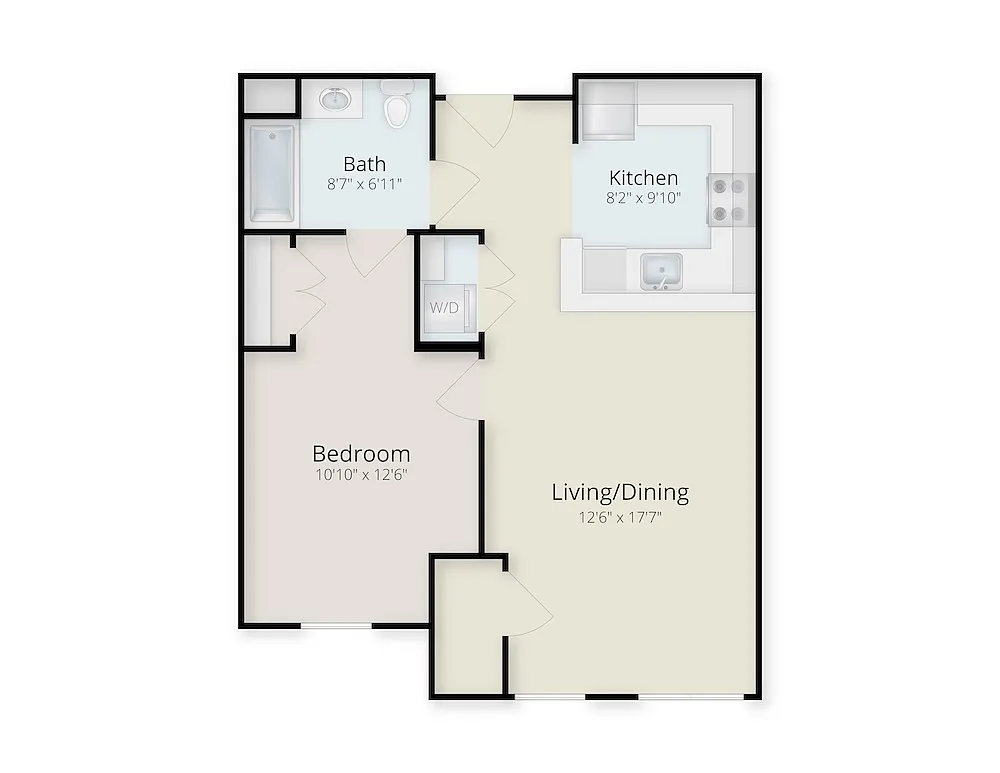 Floor plan One Bedroom