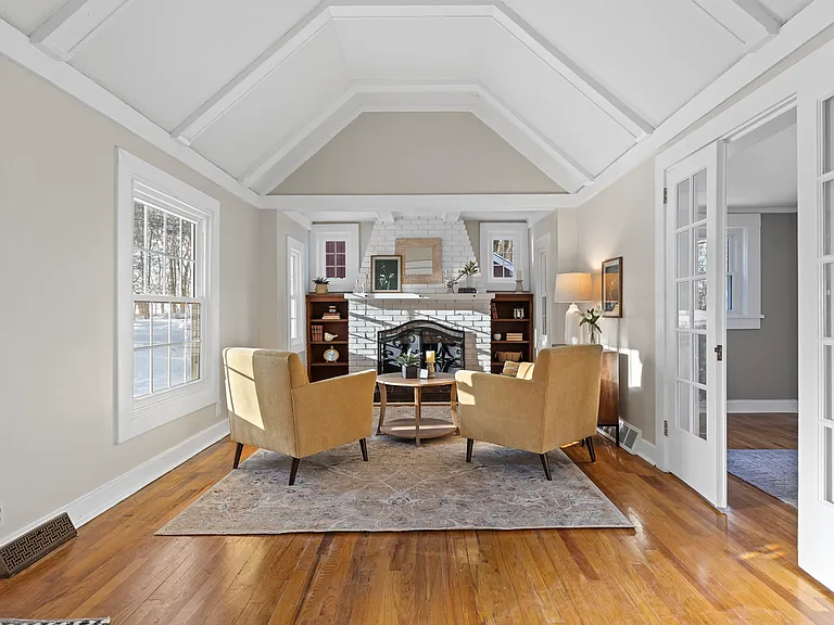 Formal living room when standing near front door
