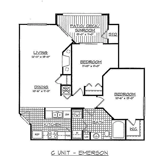 Floor plan The Emerson