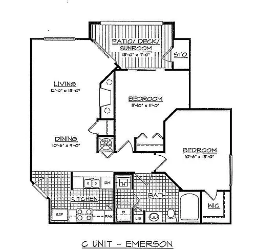 Floor plan The Emerson