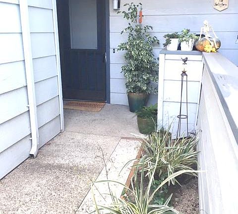 Entryway and front door with window for extra light