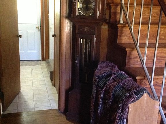 Stairway to second floor.