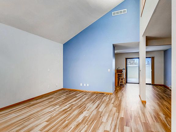 Family room and dining room
