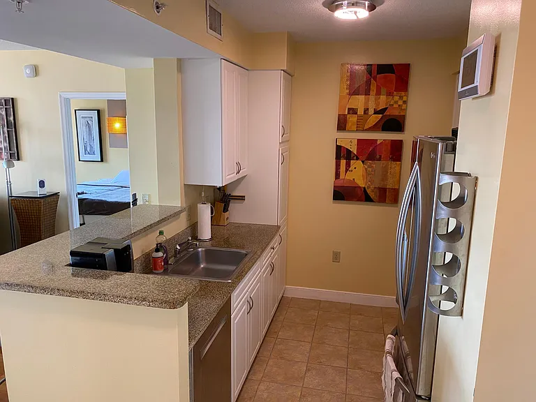 Kitchen has a recently upgraded refrigerator and dishwasher. Kitchen faucet has been upgraded (not shown)