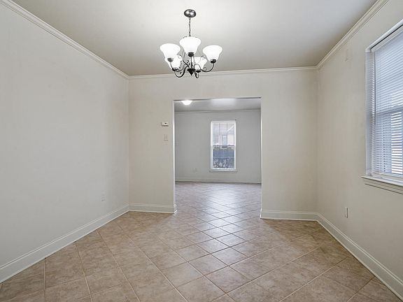 Dining room with view of living room.